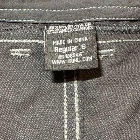 KUHL Women’s size 6 Charcoal Gray Pants Outdoorr Hiking Activewear - Picture 11 of 13